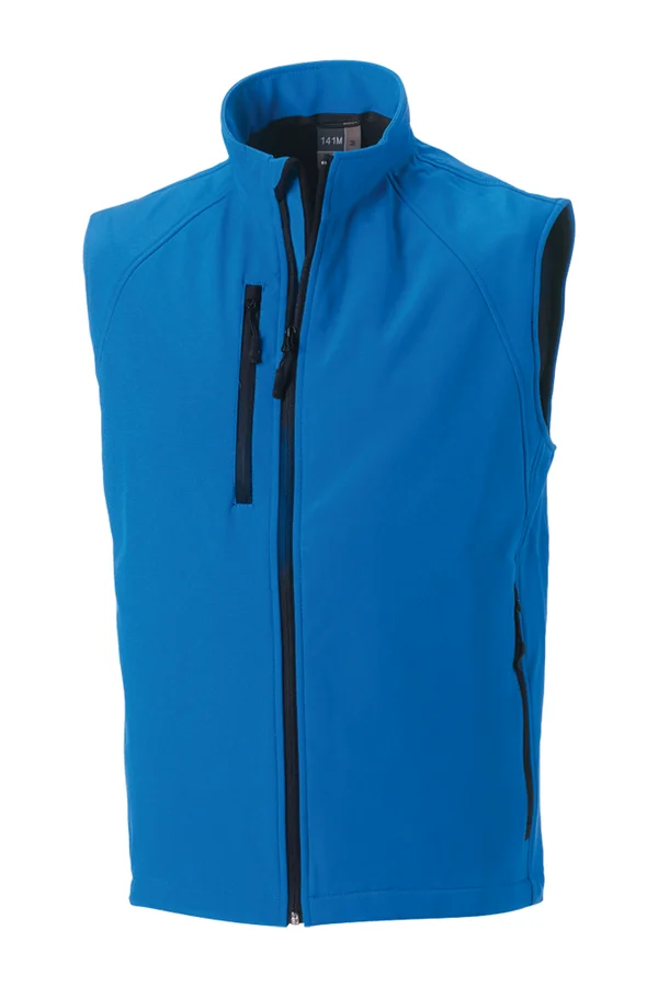 Men's Softshell Gilet Azur Blue