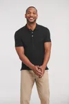 Stretch Polo für Herren Black