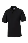 Heavy Duty Polycotton Polo Black