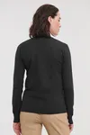 Ladies' V-neck Knitted Cardigan Black