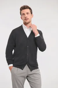 Men's V-Neck Knitted Cardigan