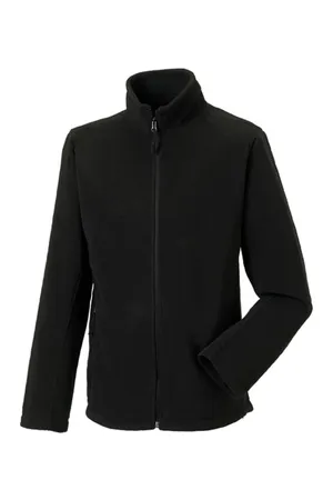 Men's Full Zip Outdoor Fleece Black