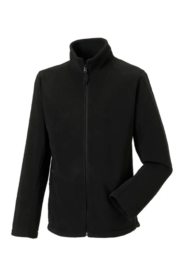 Men's Full Zip Outdoor Fleece Black