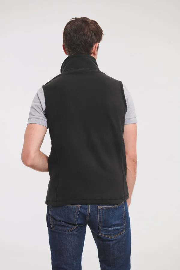 Men's Outdoor Fleece Gilet Black