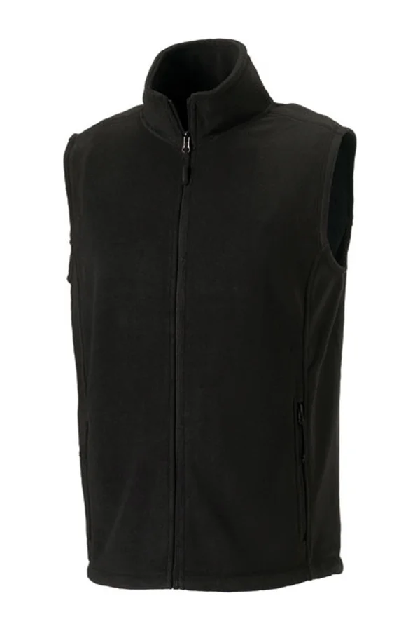 Men's Outdoor Fleece Gilet Black