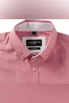 Long-sleeved washed Oxford Shirt