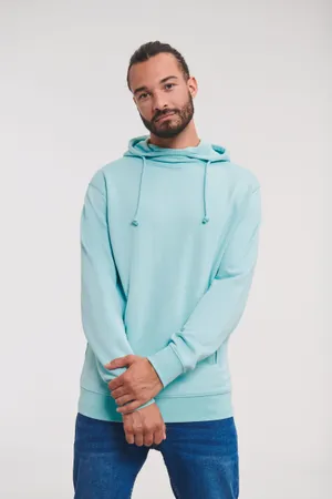 Pure Organic high neck hooded sweatshirt