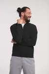 Authentic zipped neck sweatshirt