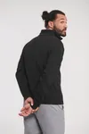 Authentic zipped neck sweatshirt
