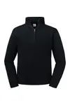 Sweatshirt mit Reißverschlusskragen Authentic Black