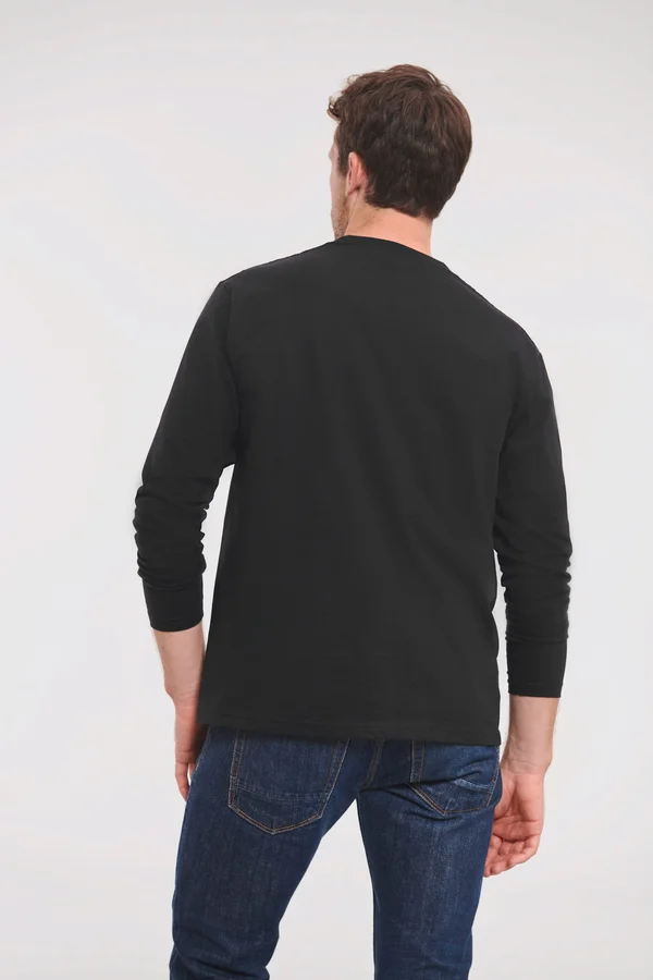 T-Shirt Klassik mit langen Ärmeln Black