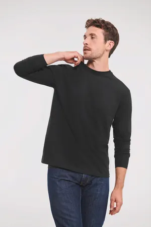 T-Shirt Klassik mit langen Ärmeln Black