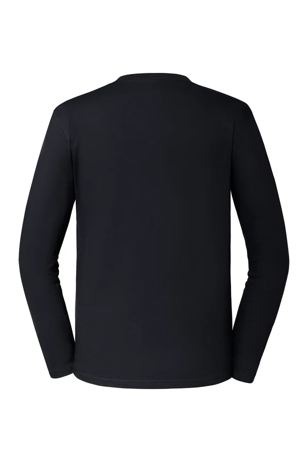 T-Shirt Klassik mit langen Ärmeln Black