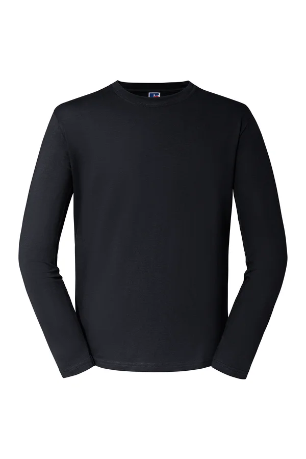 T-Shirt Klassik mit langen Ärmeln Black