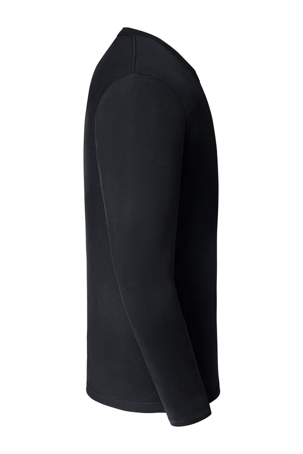 T-Shirt Klassik mit langen Ärmeln Black