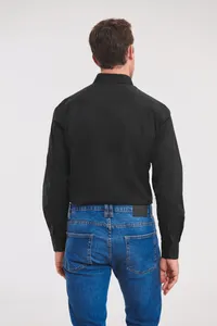 Men's Long-Sleeved Oxford Shirt