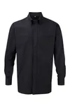 Men's Long Sleeve Easy Care Oxford Shirt Black