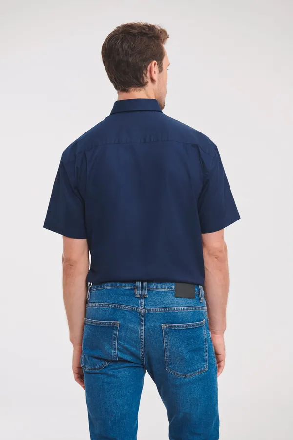 Short-Sleeved Men's Oxford Shirt
