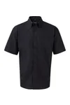 Men's Short Sleeve Easy Care Oxford Shirt Black