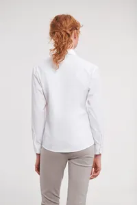 Ladies' Long-Sleeved Polycotton Poplin Shirt
