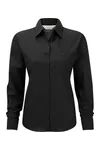 Ladies' Ls Polycotton Popelinehemd Black