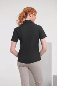 Ladies' Short-Sleeved Polycotton Poplin Shirt