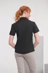 Ladies' Ss Polycotton Popelinehemd Black