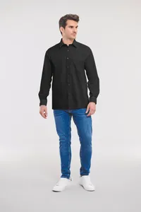 Men's Ls Pure Cotton Easy Care Poplin Shirt