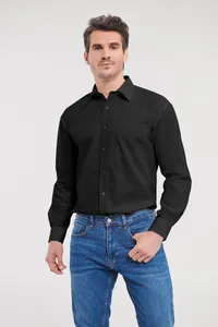 Men´s Long Sleeve Classic Pure Cotton Poplin Shirt