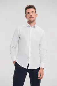 Men's Long-Sleeved Fitted Shirt