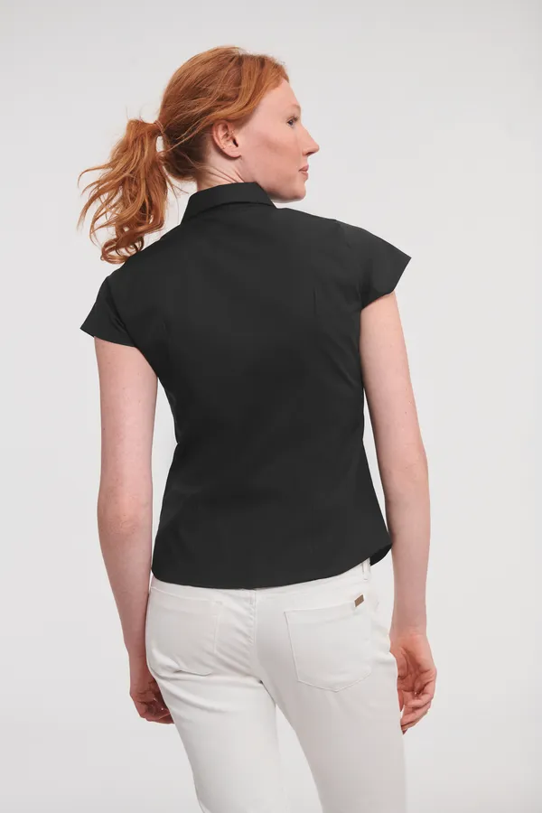 Ladies' Short Sleeve Easy Care Fitted Shirt