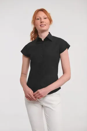 Ladies' Short-Sleeved Fitted Shirt