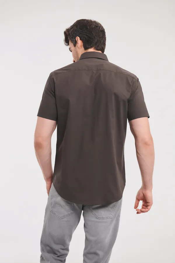 Men's Short Sleeve Easy Care Fitted Shirt