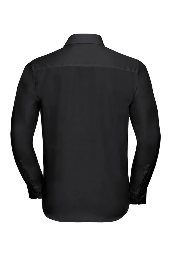 Men's Long Sleeve Tailored Ultimate Non-Iron Shirt Black