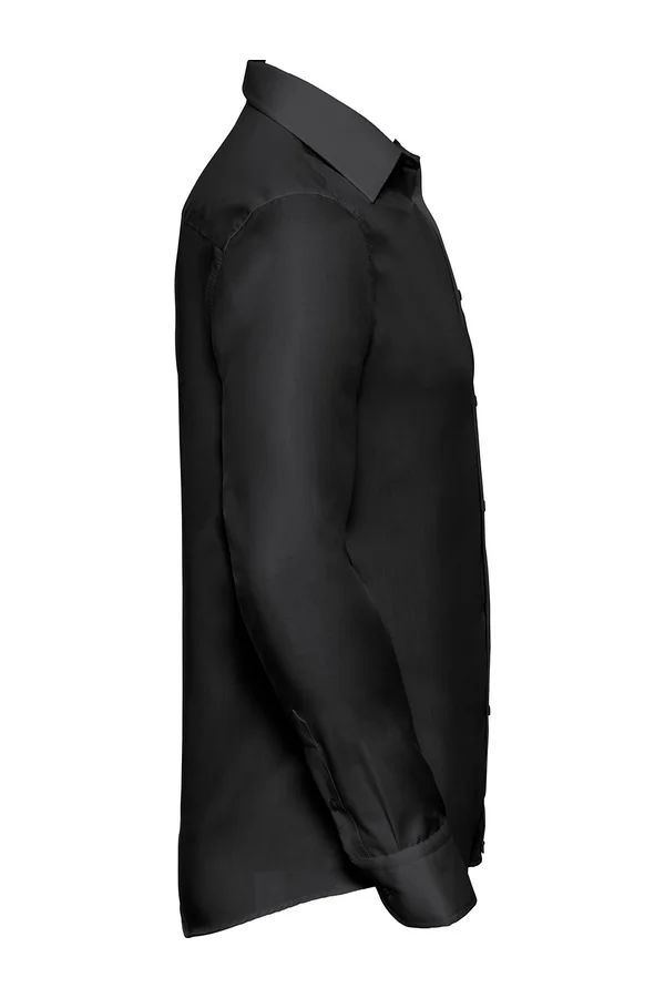 Men's Long Sleeve Tailored Ultimate Non-Iron Shirt Black