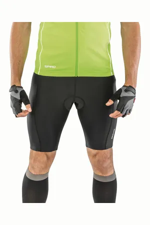 Mens Padded Bikewear Shorts Black