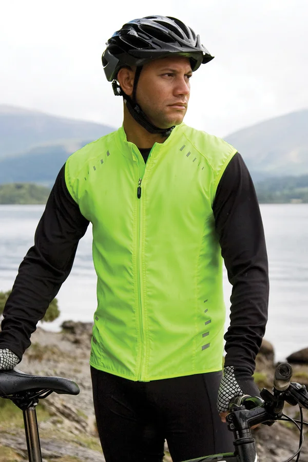 Unisex Bikewear Crosslite Gilet Neon Lime