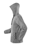 Womens hooded tee-jacket Marl Grey