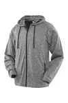 Mens hooded tee-jacket Grey / Black