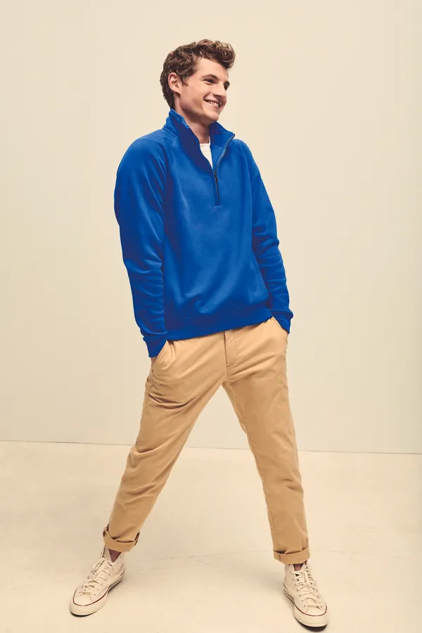 Premium Zip Neck Sweatshirt (62-032-0)