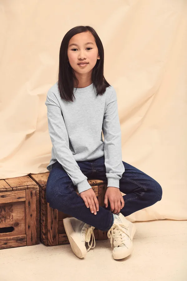 Kids Valueweight T Long-Sleeved T-shirt (61-007-0)