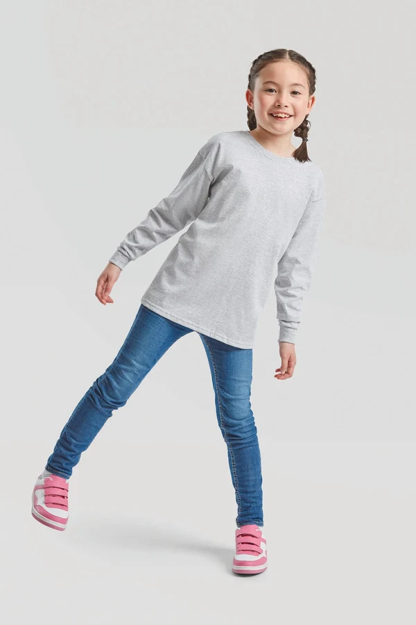 Kids Valueweight Long Sleeve T (61-007-0)