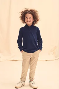 65/35 Kids' long-sleeved polo shirt