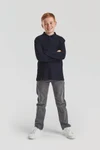 Kinder Langarm-Polohemd 65/35