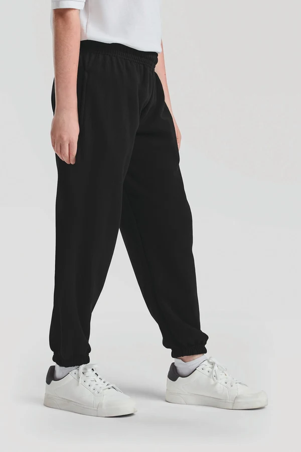 Kids Classic Elasticated Cuff Jog Pants (64-051-0)