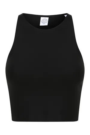Kurzes Damen-Top Black