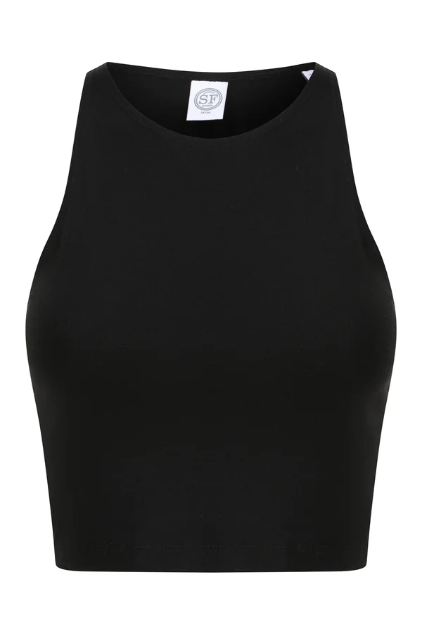 Kurzes Damen-Top Black