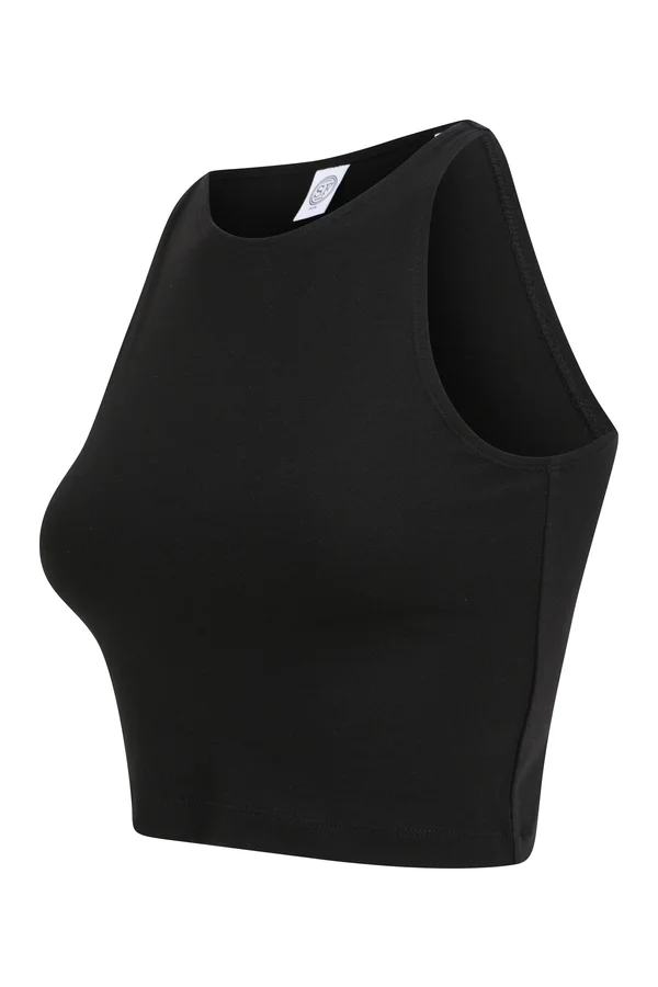 Kurzes Damen-Top Black