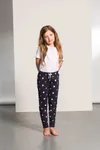 Pyjamahose für Kinder Navy / White