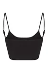 Kurzes, umweltfreundliches Damen-Top Black